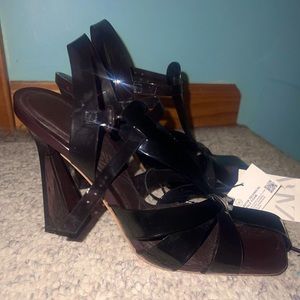 Zara lucite pumps women’s size 8